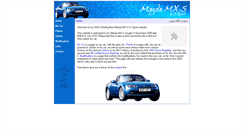 Desktop Screenshot of mazdamx5.co.uk